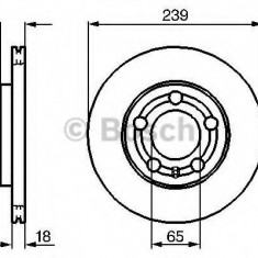 Disc frana SKODA FABIA I Limuzina (6Y3) (1999 - 2007) BOSCH 0 986 479 B62