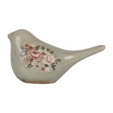 Cumpara ieftin Figurina Pasare ceramica multicolora Flori 22x9x12 cm