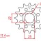 Pinion fata KTM LC4 Enduro Adventure Duke JTF1902