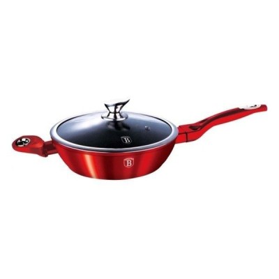 Tigaie cu capac 4.9 Litri, Berlinger Haus, 32 cm, Burgundy Metallic Line, BH 1261 foto