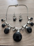 Set de bijuterii decorative, metal comun, colier si cercei