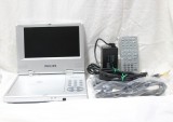 DVD CD player portabil Philips PET700 cu ecran LCD 7" acumulator accesorii originale - nefolosit
