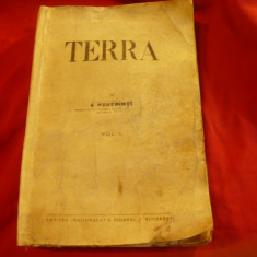 S.Mehedinti - Terra vol.II -Prima Ed.1930 , coperti uzate, 691pag