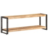 Comoda TV, 120 x 30 x 40 cm, lemn de mango nefinisat GartenMobel Dekor, vidaXL