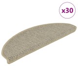 Cumpara ieftin Covorase scari autoadezive, 30 buc. verde 65x21x4 cm, sisal
