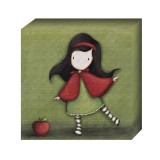 Tablou pe panza - Gorjuss Little Red, 20x20cm | Santoro