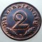 2.661 GERMANIA WWII 2 REICHSPFENNIG 1939 D XF