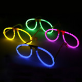 Ochelari luminescenti, forma aviator, accesoriu neon party, diverse culori culoare roz MultiMark GlobalProd, ProCart