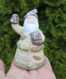 CLOPOTEL DIN CERAMICĂ CU MOTIV DE CRĂCIUN