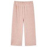 Pantaloni de copii din velur, roz, 92 GartenMobel Dekor, vidaXL