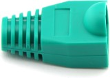 Cumpara ieftin Set 100 x mufa + manson de protectie, RJ45, CAT5 CAT6, 8 pini 8P8C, verde