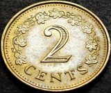 Cumpara ieftin Moneda 2 CENTI - MALTA, anul 1977 * cod 5132, Europa