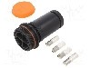 Conector circular, mama, 4 pini, BULGIN - PXP9051/04/S/1 foto