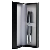 Set cadou stilou + pix Cresco Elegant E850055 E-01, corp metalic argintiu