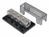 Distribuitor Curent Auto Aura FHD-040N, 2x50mm2 In, 3x20-35mm2 Out, Alama Placata, Capac Transparent