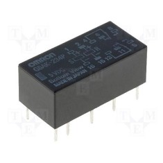 RELAY DPDT 5VDC 36MA foto