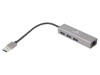 Hub USB 3.0 cu 3 Porturi și RJ45 Gigabit Ethernet, Gembird