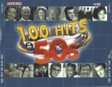 CD 4XCD Various &ndash; 100 Hits Of The 50&#039;s (VG+), Pop