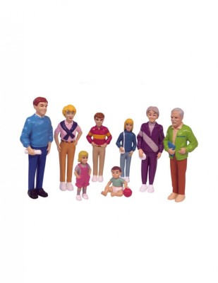 Familie de europeni Miniland 8 figurine foto