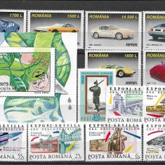 C4111 - lot timbre Romania nestampilate,serii complete,perfecta stare