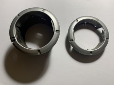 Inele aeratoare Dacia Logan cromate, Originale