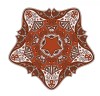 Sticker decorativ Mandala, Maro, 50 cm , 1060STK, natura si peisaje