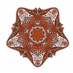 Sticker decorativ Mandala, Maro, 50 cm , 1060STK