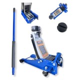 Cumpara ieftin Cric hidraulic tip crocodil cu talie joasa,dublu cilindru(ridicare rapida) KbGlobal 3T 83-465mm