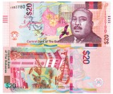 Bahamas 20 Dolari, 2018, P-82 UNC, Bancnota