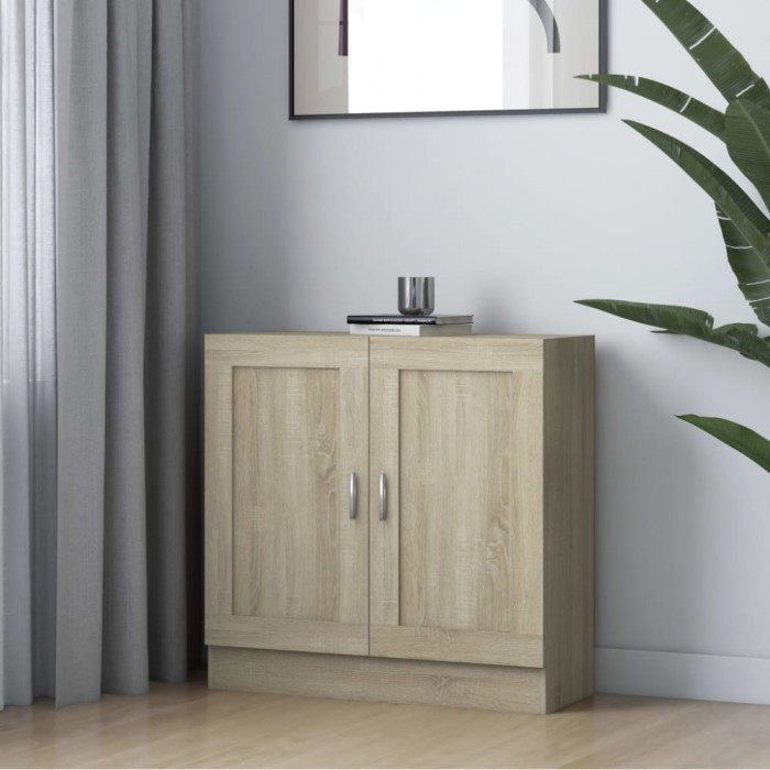 Gossi biblioteca, stejar sonoma, 82,5x30,5x80 cm, lemn prelucrat