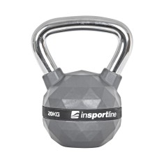 Gantera Kettlebell cauciucata inSPORTline PU 20 kg, foto