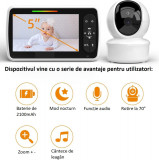 Monitor Wireless Pentru Supravegherea Bebelusilor, Camera Audio-Video