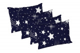 Set 4 perne Estrellas, microfibra matlasata, 50x70 cm, ALCAM