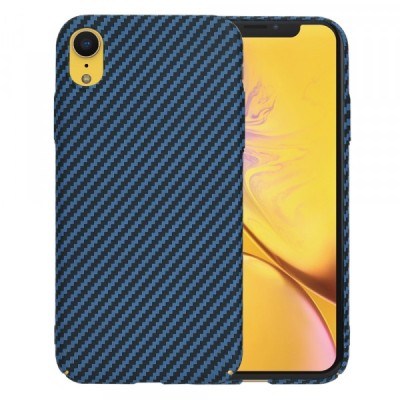 Husa pentru Apple iPhone XR, Techsuit, Carbonite FiberShell, Turcoaz foto