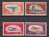 ROMANIA 1953 LP 347 AVIATIA SPORTIVA SERIE MNH