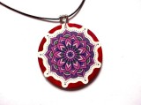 Colier de lemn cu mandala 47259