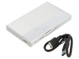 Carcasă hard discuri 2,5&quot; SATA III USB 3.0 76x122x13mm