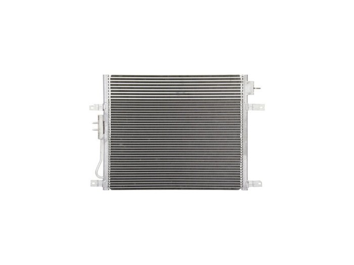 Condensator climatizare Jeep Grand Cherokee, 06.2003-09.2005, motor 2.7 CRD, 120 kw diesel, cutie automata, full aluminiu brazat, 580 (530)x460x22 mm