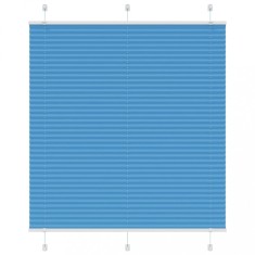 vidaXL Jaluzea plisată Albastru 115x100 cm Lățime țesătură 114,4 cm 4015180