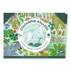 Mapa cu 3 postere de colorat In salbaticie, Djeco