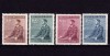 ✅ (S40) Germania Reich 1942 Protectorat Boemia ?i Moravia/ Aniversare 53 de ani Adolf Hitler ,serie Mi.85-88 , MNH/MH/mici defecte, Nestampilat