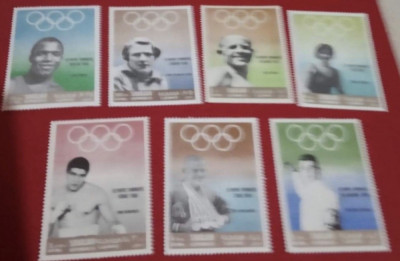 SHARJAH, SPORT - SERIE COMPLETĂ NEȘTAMPILATĂ MNH foto