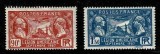 Franta 1927 - American Legion, vapoare, serie nestampilata cu sarniere