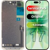 Cumpara ieftin Display cu Touchscreen Apple iPhone 17, cu Rama, Negru, Service Pack 661-56065