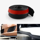 Prelungire Bara Fata Spoiler Universal ALM Cauciuc Negru 2.5m x 5cm Tuning Auto Exterior