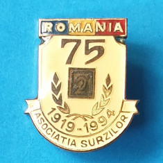 Insigna veche de colectie ASOCIATIA SURZILOR DIN ROMANIA