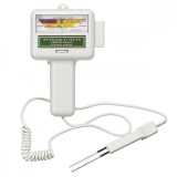 Tester PH piscina electronic, afisaj LCD, oprire automata, 17 x 11,5 x 3 cm, alb