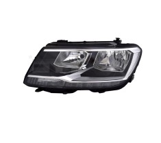 Far Volkswagen Tiguan, 05.2016-12.2020, model: Allspace, montare fata, stanga, cu lumini de zi tip LED; H7+H7+LED+PY21W; electric; cu motor; halogen,
