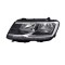 Far Volkswagen Tiguan, 05.2016-12.2020, model: Allspace, montare fata, stanga, cu lumini de zi tip LED; H7+H7+LED+PY21W; electric; cu motor; halogen,