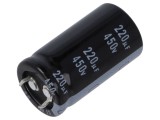 Condensator electrolitic SNAP-IN 220uF 450VDC &Oslash;22x40mm &plusmn;20%